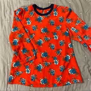 PIM + LARKIN floral blouse - size M